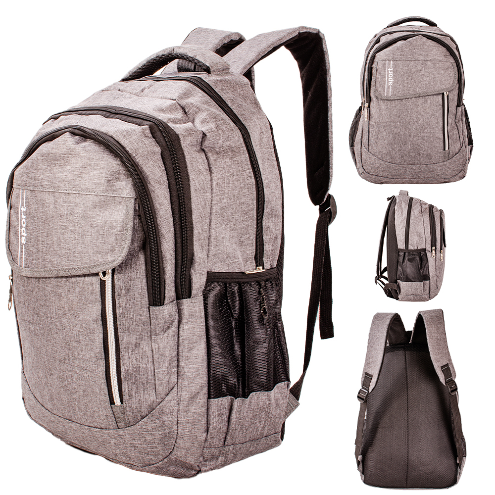 LL 233 GREY 18 BACKPACK W LAPTOP SLEEVE LL 233 GREY 18